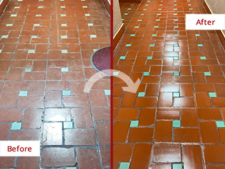 Floor Restored by Our Tile and Grout Cleaners in Manhattan, NY