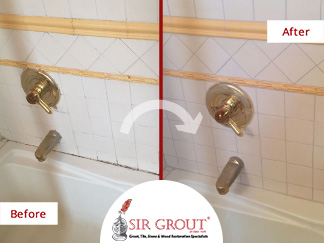 This Manhattan Homeowner's Moldy Bathroom Recovered its Original Beauty with a Grout Cleaning Job